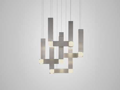 LEE BROOM VESPER QUATTRO PENDANT H29.5" x W23" x D23"