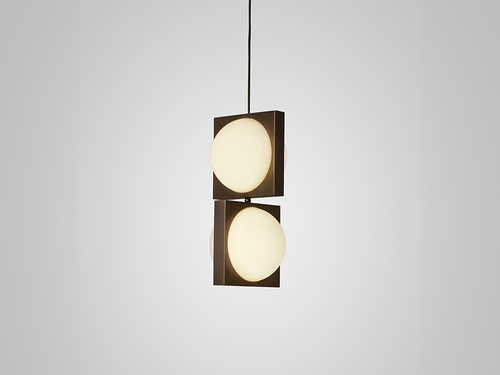 LEE BROOM SOLSTICE DUO PENDANT H18" x W8.5" x D8.5"