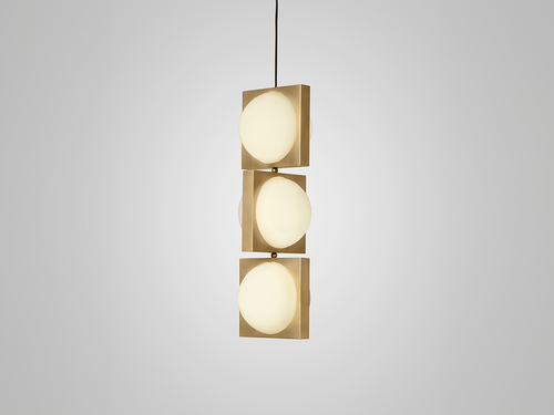 LEE BROOM SOLSTICE TRIO PENDANT H27" x W8.5" x D8.5"