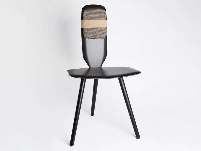 DANTE Goods And Bads BAVARESK CHAIR BLACK STAINED W19.7