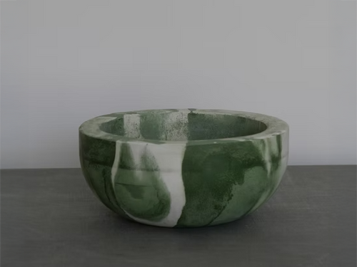MICHAËL VERHEYDEN MA TIE & DYE BOWL / GREEN Ø11.8" x H5.9"
