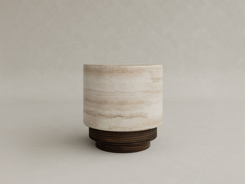 GALERIE NAINOA TORU SIDE TABLE 01 W16.5" x D16.5" x H16.75"