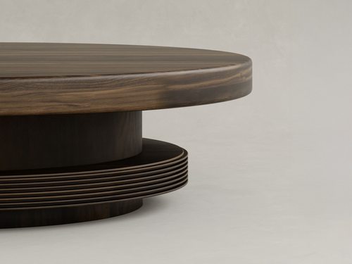 GALERIE NAINOA TORU COFFEE TABLE 03 W47.25" x D47.25" x H12.25"