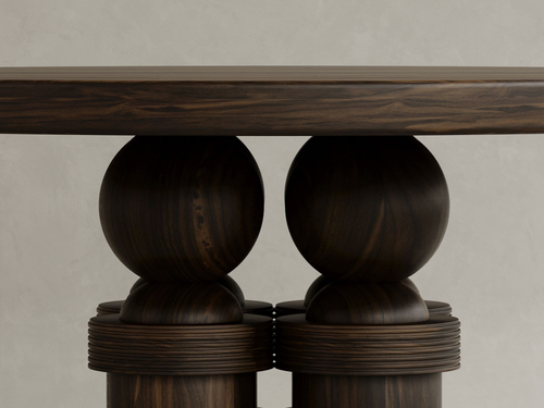GALERIE NAINOA TORU DINING TABLE 01 W57.5" x D57.5" x H30"