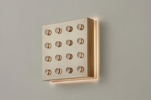 VOLKER HAUG STUDIO LUCKY STUD SCONCE H9.6” x W9.6” x D2.5”