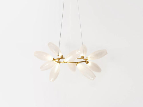 GIOPATO & COOMBES GEM RING CHANDELIER 10 / SMALL Ø37.7" x H16.5"