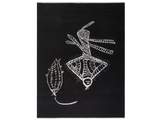 Load image into Gallery viewer, CC TAPIS CHARLOTTE PERRIAND GRAFFITI RUG 7&#39;5&quot; x 9&#39;8&quot;
