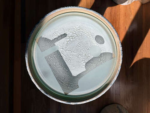 HEATHER ROSENMAN THE RELIQUARY TABLE LETO / LUNA  W13" x H20" x D13"