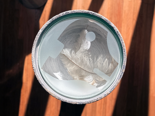 HEATHER ROSENMAN THE RELIQUARY TABLE LETO / LUNA  W13" x H20" x D13"