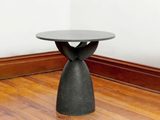 Load image into Gallery viewer, ROOMS STUDIO VOLCANIC MOON TABLE Ø23.5&quot; x H23.75&quot; **
