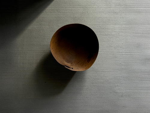 MOSS STUDIO EBONIZED BOWL LIO.16 Ø16.54“ x H5.51“