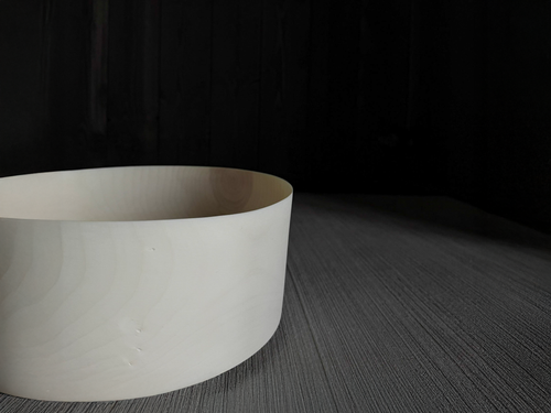 MOSS STUDIO WHITE PAPERY UPRIGHT VESSEL OBE.14 Ø11.42” x H5.12”