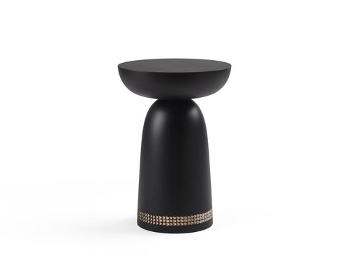 ZANAT NERA STOOL Ø12” x H17”