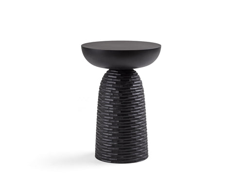 ZANAT NERA STOOL Ø12” x H17”
