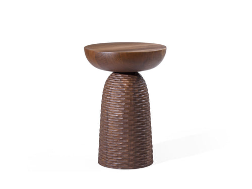 ZANAT NERA STOOL Ø12” x H17”