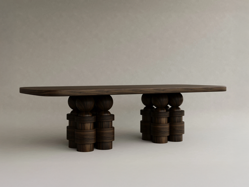 GALERIE NAINOA TORU DINING TABLE 05 W110.25" x D47.25" x H30"