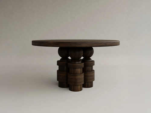 GALERIE NAINOA TORU DINING TABLE 01 W57.5" x D57.5" x H30"