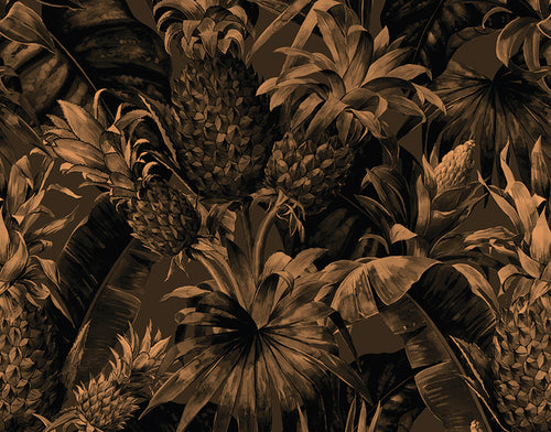 PASCALE RISBOURG TROPICAL PINEAPPLE WALLPAPER