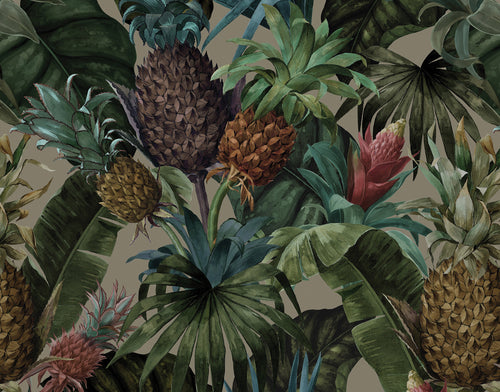 PASCALE RISBOURG TROPICAL PINEAPPLE WALLPAPER