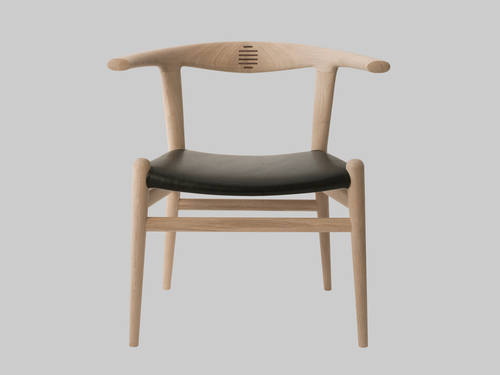 PP MOBLER PP518 BULL HORN CHAIR W28.5" x D20 x SH17"