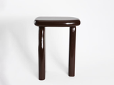 Load image into Gallery viewer, DESTROYERS BUILDERS WINDOWS OF BO BARDI RED LACQUERED SIDE TABLE L13.5 x D8&quot; x H 17.5&quot;
