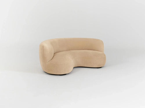 PIERRE AUGUSTIN ROSE CURVED SOFA