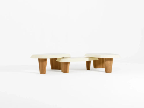 PIERRE AUGUSTIN ROSE MULTILAQUE TRIO TABLES | GARDE – Garde