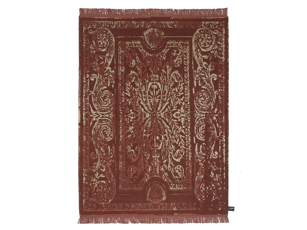 CC-TAPIS TRACES DE SAVONNERIE FULL RUG / RUST 7'4