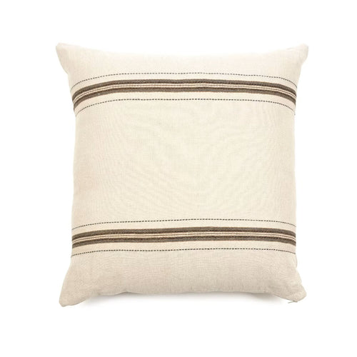 LIBECO VOURKARI STRIPE PILLOW 25” x 25"