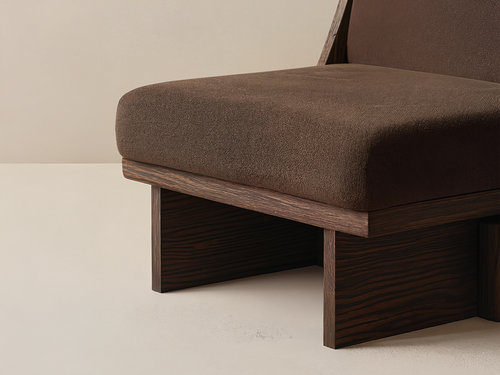GALERIE NAINOA ANDO LOUNGE CHAIR 01 W26" x D23.75" x H27.75" x SH11.75"