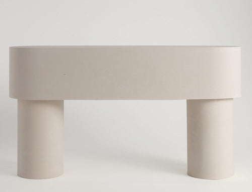 MALGORZATA BANY PILOTIS CONSOLE CHALK  H31.5" X W 59" X D15.75"