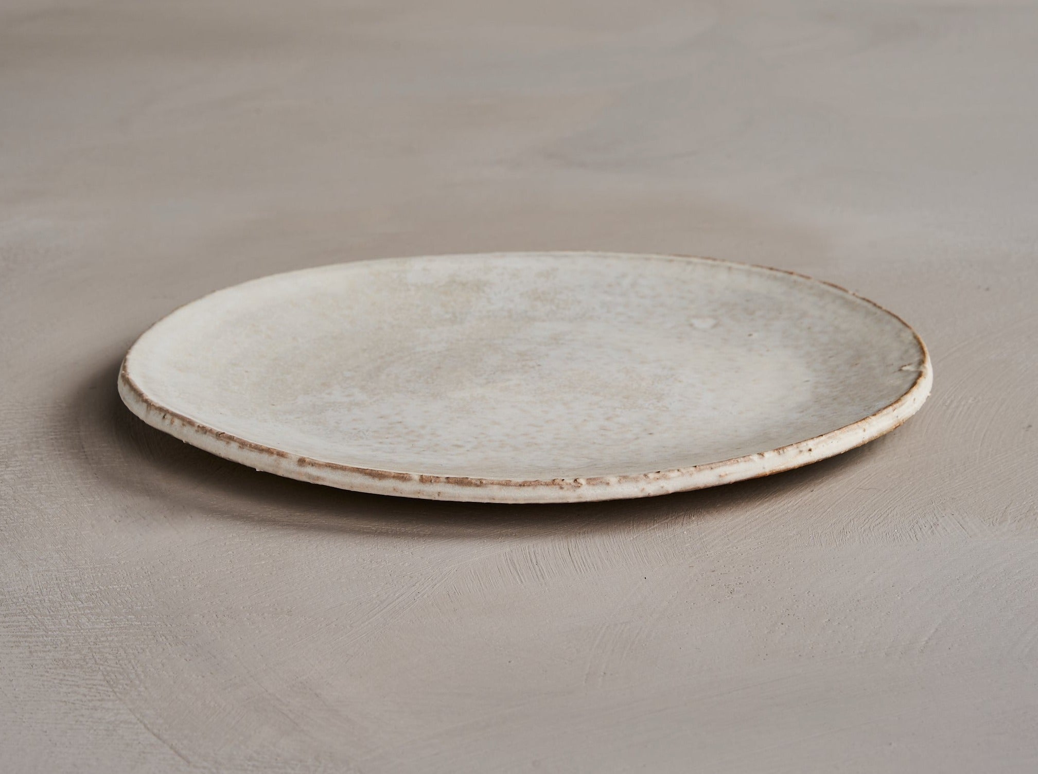 JÉRÔME HIRSON ASSIETTE PLATE / BLANC