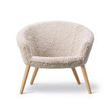 Load image into Gallery viewer, FREDERICIA DITZEL LOUNGE CHAIR SHEEPSKIN BY NANNA DITZEL
