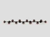 Load image into Gallery viewer, ARTICOLO TRILOGY HORIZONTAL 12 BALL WALL SCONCE W98.4&quot; x H11&quot;
