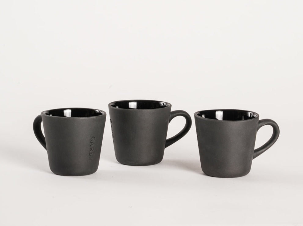 1882 Ltd GARDE BLACK ESPRESSO CUP H2.25 x Ø3.25