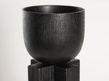 Load image into Gallery viewer, ARNO DECLERCQ GOBLET BOWL /  BLACK Ø5.2” x H15.8
