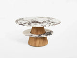 Load image into Gallery viewer, PIERRE AUGUSTIN ROSE PIETRA ROUND COFFEE TABLE Ø34″ x H15.5″
