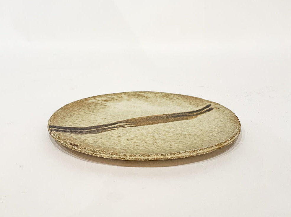JÉRÔME HIRSON ASSIETTE PLATE / OCRE