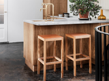 Load image into Gallery viewer, KBH COUNTER/ BAR STOOL WITH LEATHER SEAT
