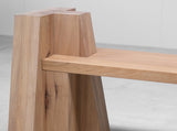 Load image into Gallery viewer, ARNO DECLERCQ AD BANK BENCH / AFRICAN WALNUT L93” x D23.5” x H24.8
