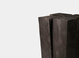 Load image into Gallery viewer, ARNO DECLERCQ FOUR LEGS STOOL / IROKO H19.7” x 12.6” SQ
