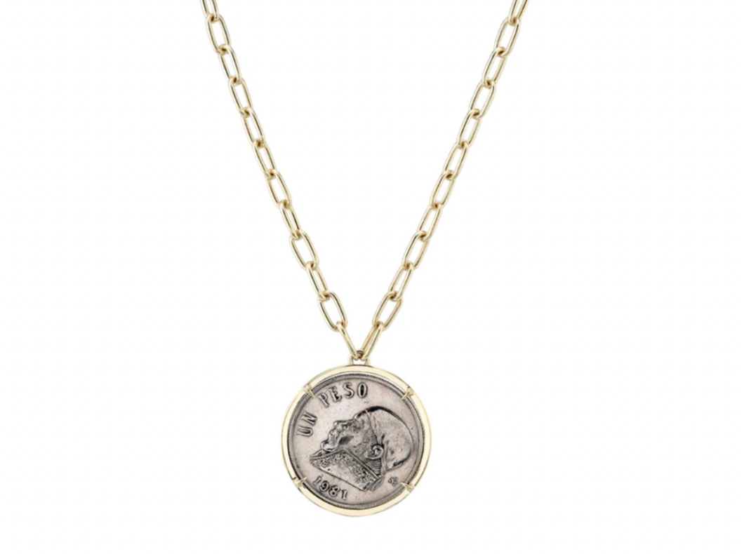 GABRIELA ARTIGAS VINTAGE PESO CHAIN NECKLACE L30