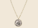 Load image into Gallery viewer, GABRIELA ARTIGAS VINTAGE PESO CHAIN NECKLACE L30&quot;
