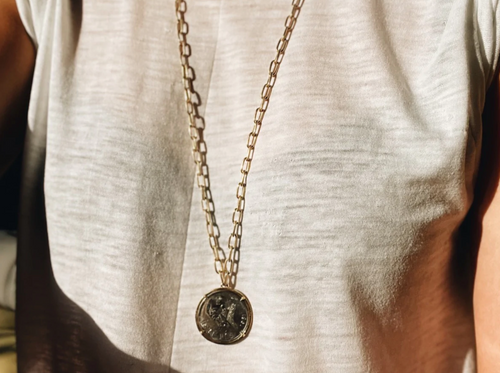 GABRIELA ARTIGAS VINTAGE PESO CHAIN NECKLACE L30 GABRIELA ARTIGAS VINTAGE PESO CHAIN NECKLACE L30