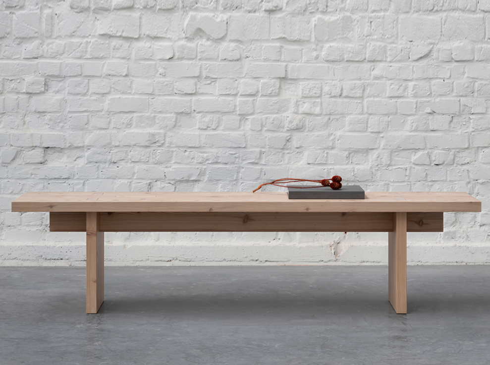 KERSTENS RIFT WOOD BENCH