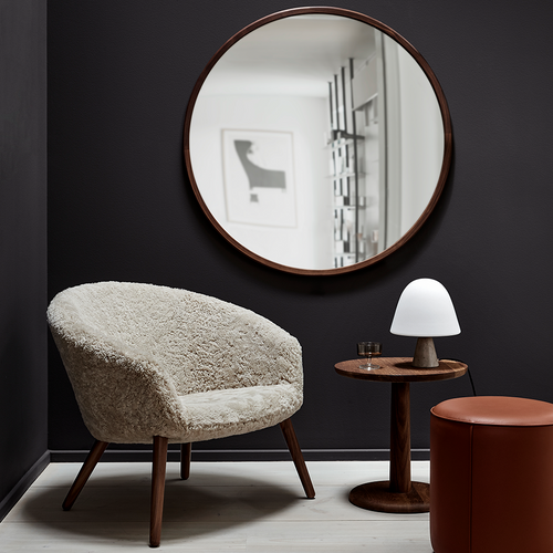 FREDERICIA DITZEL LOUNGE CHAIR SHEEPSKIN BY NANNA DITZEL