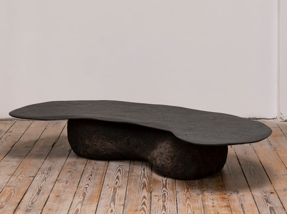 Floating stone deals coffee table