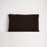 Load image into Gallery viewer, VALENTINA HOYOS WOOL PILLOW/ CAFE  24&quot; x 16&quot;
