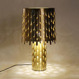 Load image into Gallery viewer, GHIDINI 1961 CAMPANA BROTHERS JACKFRUIT BRASS LAMP Ø12.2&quot; x H19.7&quot;
